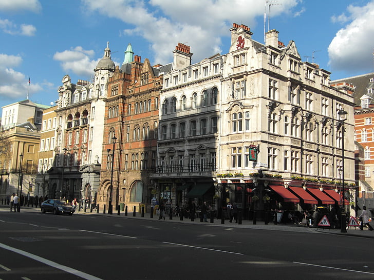 London, Anglia, Egyesült Királyság, homlokzatok, építészet