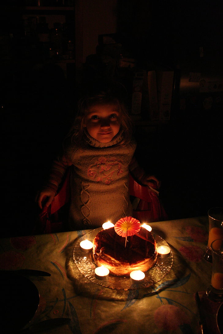 svijeća, plamen, rođendan