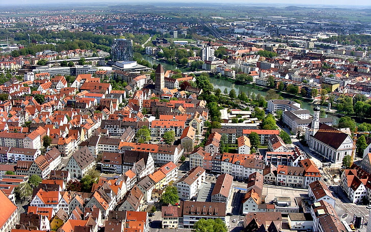 Ulm, Münster, Duna, az Outlook, Ulm Kelet