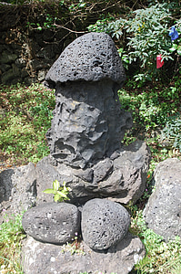 estatua de, fertilidad, Jeju, Corea del sur
