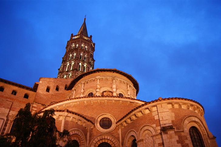 Toulouse, Francuska, Katedrala, turizam, kršćanstvo, zgrada, Spomenici