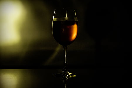 selective, photo, wine, glass, still, items, things