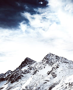 alpin, Alpii, munte, vârf, zăpadă, Top, iarna
