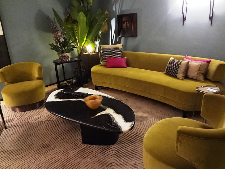 sofa, 2015 kleur huis, Bagage, Casa cor, binnenshuis, binnenlandse kamer, meubilair