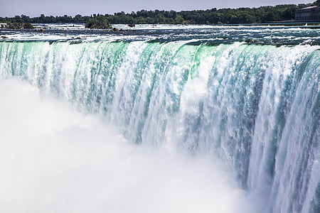 Niagara, Falls, chute d’eau, Canada, américain, point de repère, nature