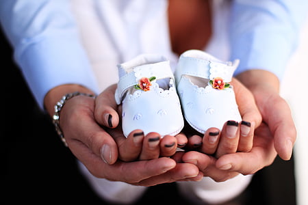 shoes, hands, keep, children's shoes, baby shoes, baptism, women