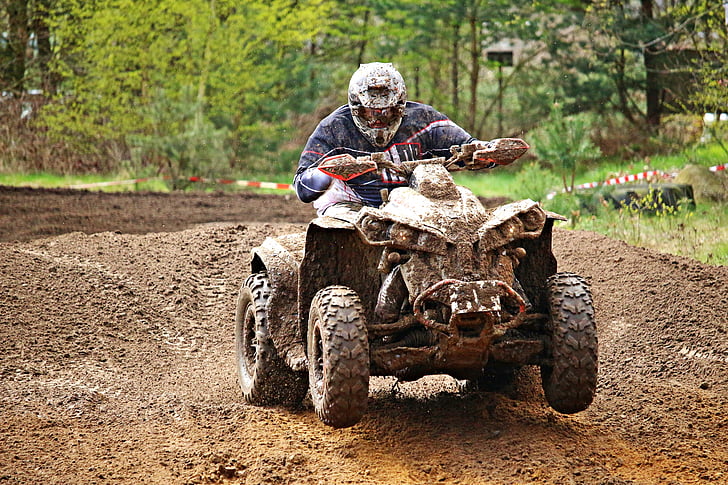 atv, quad, all-terrain vehicle, cross, motocross, race, motorcycle