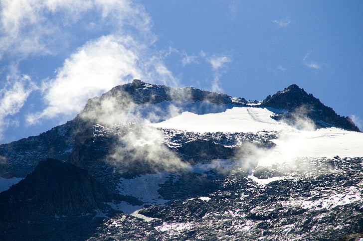 aneto, ainava, kalns, ziemas, sniega, kalni, Panorama