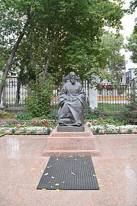 Irkutsk, Památník, Architektura, parku, socha