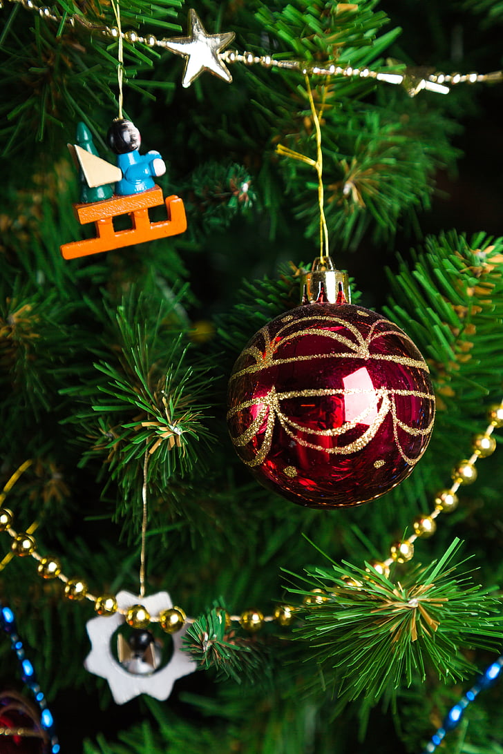 julepynt, juletræ, juletræ legetøj, ferie, ornament, New year's eve ball, legetøj