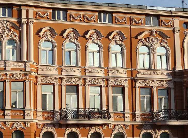 Stary Porto, Bydgoszcz, fachada, edifício, arquitetura, exterior, Windows