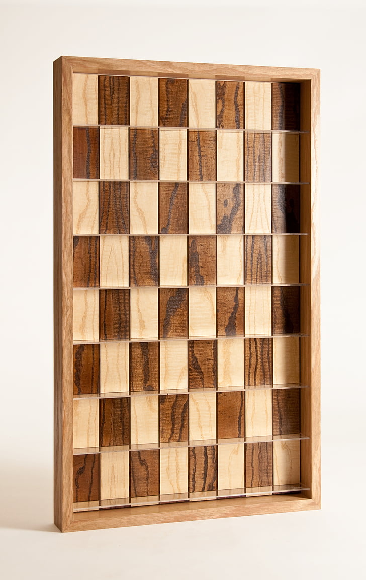 Şah, tablă de şah, Şah verticale, bord, lemn, lemn - material, raft