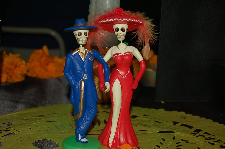 Meksyk, tradycja, Meksykańska, oferuje, kultury, Rękodzieło, dzień zmarłych