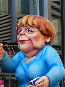 Angela merkel, političar, karikatura, pokaži mi, politika, Njemačka