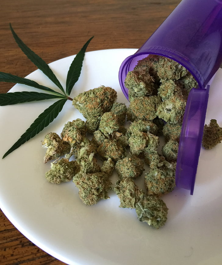 Cannabis, marihuana, onkruid, drug, hennep, geneeskunde, plant
