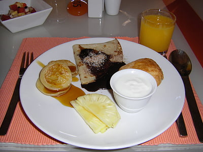 zajtrk, palačinke, palačinka, France