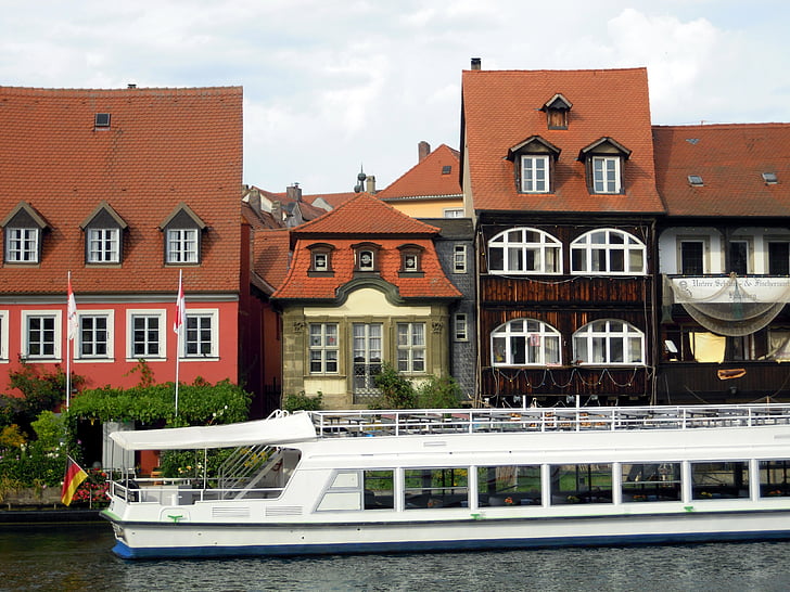 piccolo-Venezia, Bamberg, Regnitz, acqua, fiume, pittoresca, nave