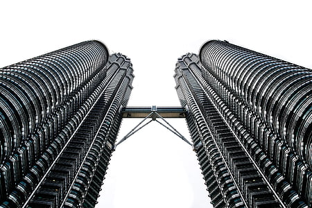 κτίριο, αρχιτεκτονική, μοντέρνο, σύγχρονη, Πύργοι Πετρόνας, Μαλαισία, Κουάλα Λουμπούρ