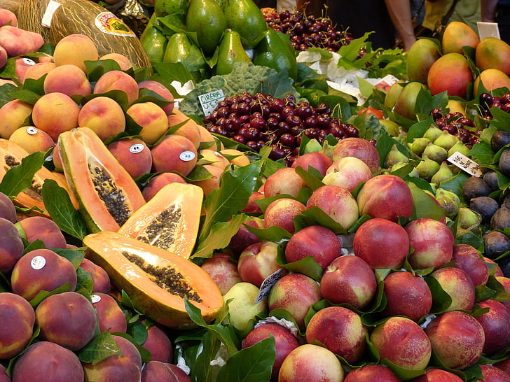 buah, pasar, penyebaran