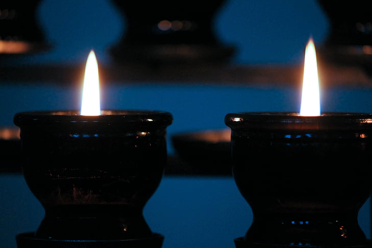 velas de vítima, velas de Memorial, luz, contemplativo, Igreja, oração, Bill