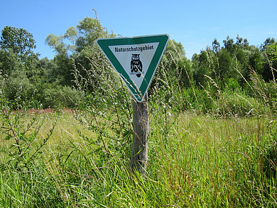 nature reserve, sign, symbol, conservation, nature, protected, ecology