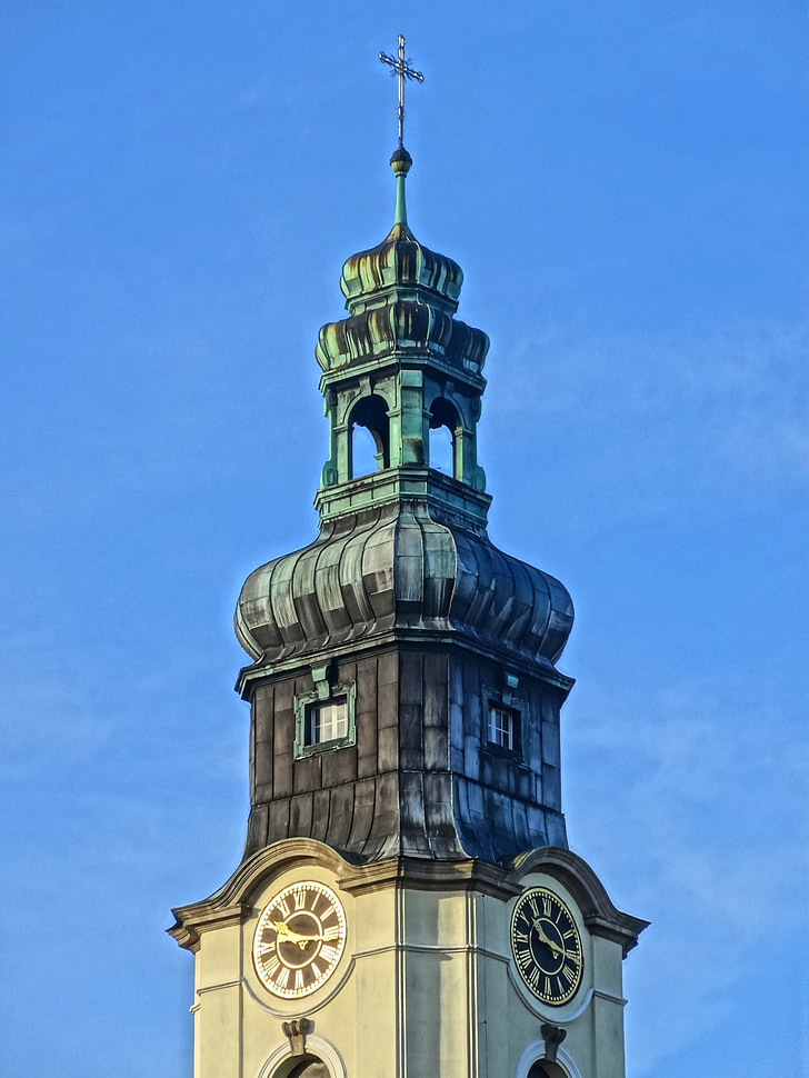 Església del Sagrat Cor, Bydgoszcz, Torre, Steeple, arquitectura, edifici, exterior