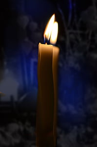 candle, light, decoration, mood, flame, atmosphere