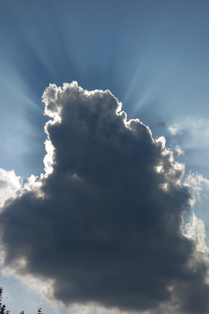 Debesis, Debesuota su pragiedruliais, Cumulus, debesų susidarymas