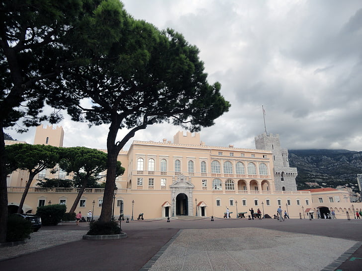 Monako, palác, Grimaldi, Prince palace, bydliště, knížectví