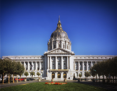 city hall, san francisco, california, government, cities, urban, architecture