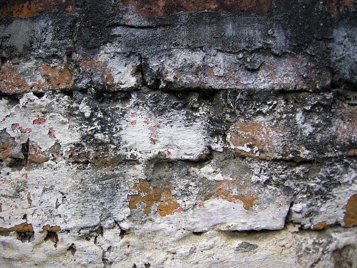 старий цегла, у віці, Стіна, Текстура, гранж, бетону, грубе