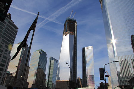 New york, gradbeništvo, trgovinski center, nebotičnik, finančne