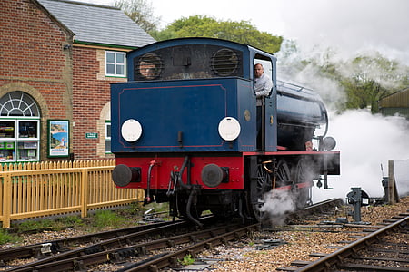 lokomotywa, Steam, kolejowe, dziedzictwo, dym, pary, Nostalgia