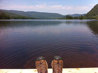 夏, ケベック州, カナダ, 風景, 旅行, ハイキング, 静かです