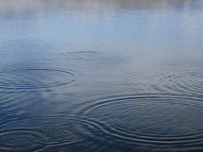 tijelo, vode, Foto, preko dana, kiša, jezero, rippled