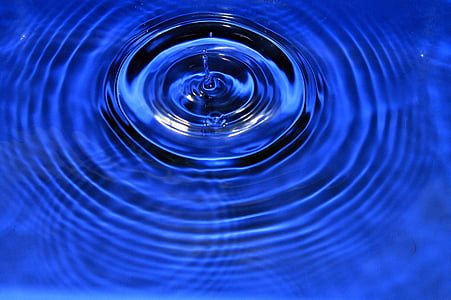 waves circles, drop of water, wave, wet, circle, vibrations, drip