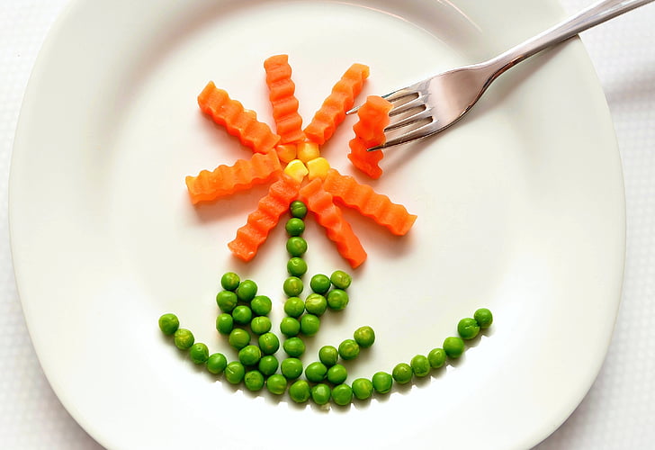 eat, carrots, peas, healthy, of course, frozen vegetables, cook
