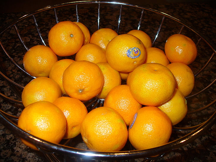 miniature oranges, orange, fruit, small, food, produce, healthy