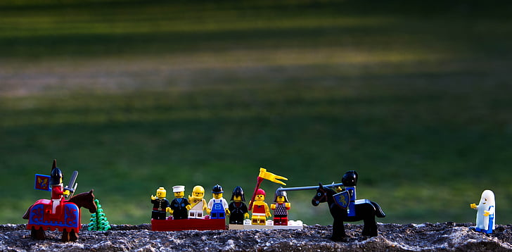 Lego, Torneig de cavallers, cavaller, competència, edat mitjana, fantasia, cavalls