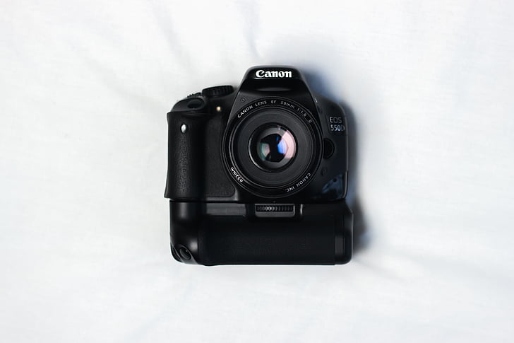 Черно, Canon, EOS, DSLR, камера, леща, фотография