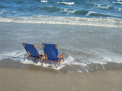 pludmale, saule, Surf, smilts, brīvdienas, okeāns, atpūsties