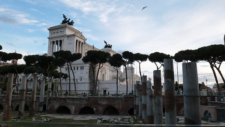 Rooma, arkkitehtuuri, Pie