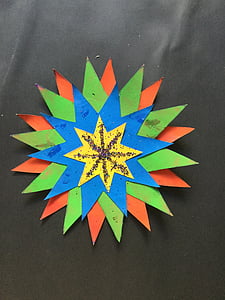 Stjernehus polygoner, gymnasiet, kunst