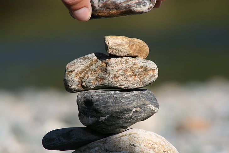 đá, Pebble, sông