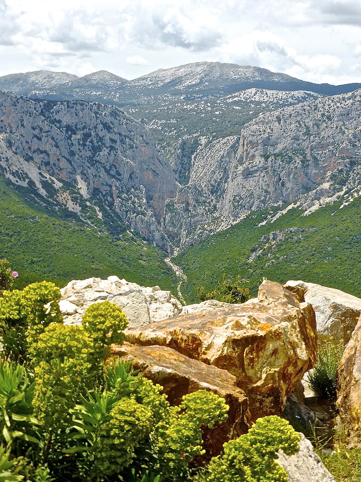 Canyon, Hola su gorropu, Sardinia, Lembah, Outlook, indah, pemandangan