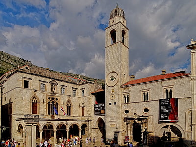 Croazia, centro storico, Dubrovnik, Steeple, costruzione