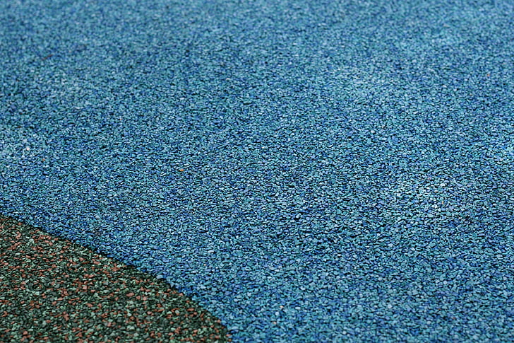 текстура, гума, повърхност, каучук, Детска площадка, земята, синьо