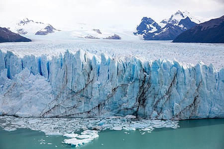 Alaska, iceberg, Glacier, climatique, congelés, mer, Scenic