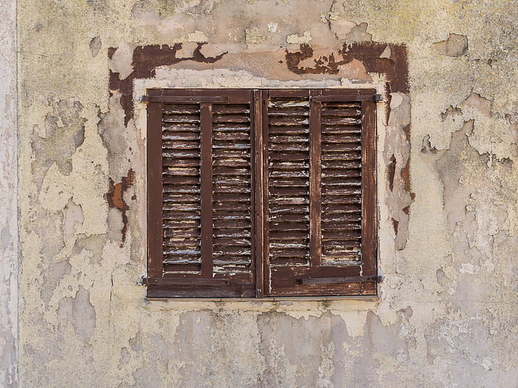 fenêtre de, bois, vieux, mur, Page d’accueil, texture, façade