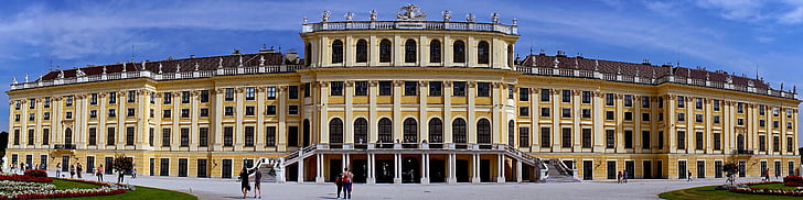 Vídeň, Schönbrunn, Rakousko, hrad, zámek Schönbrunn, Sissy, císař František Josef